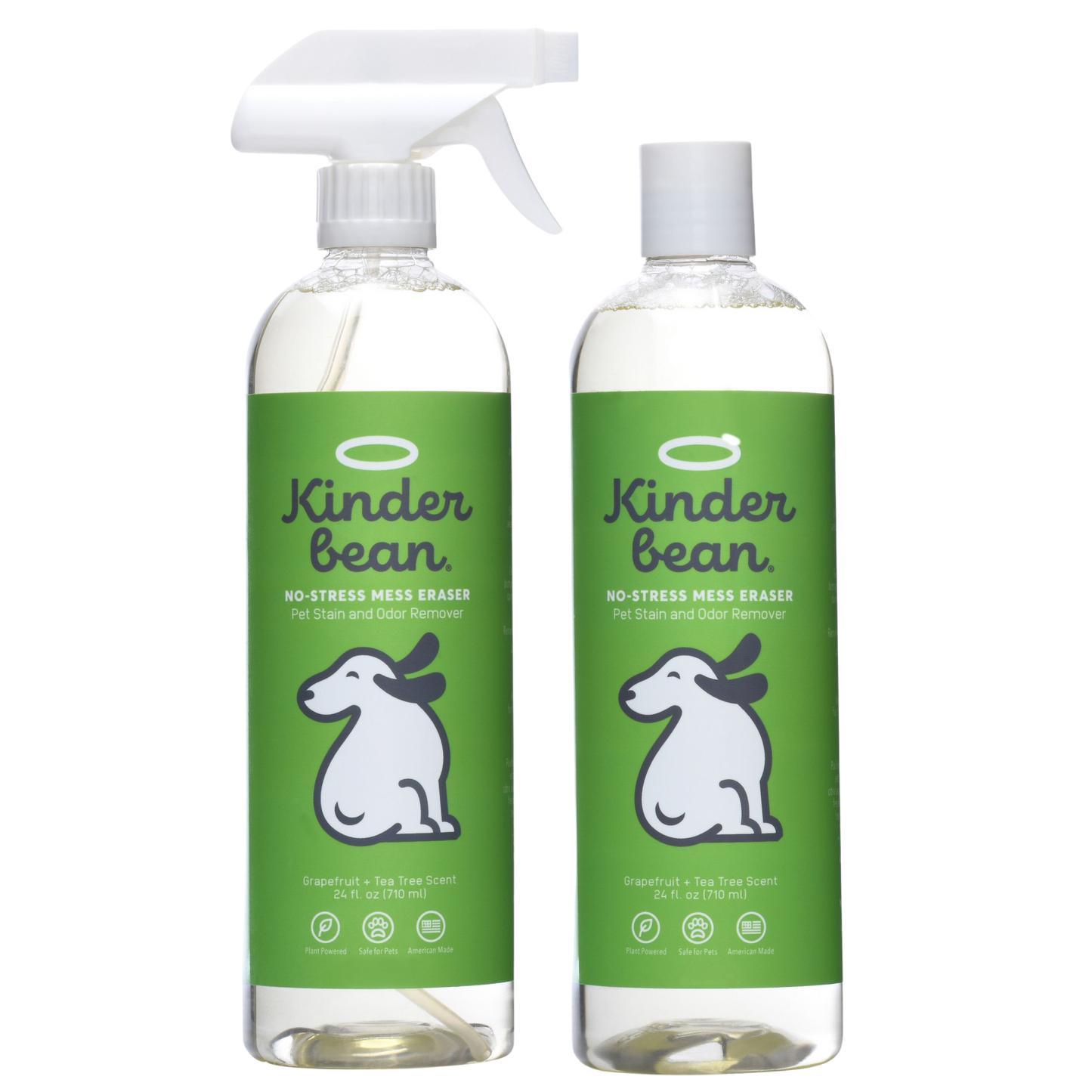 24 oz, 2 Pack Kinderbean Dog & Cat Urine Stain & Odor Eliminator