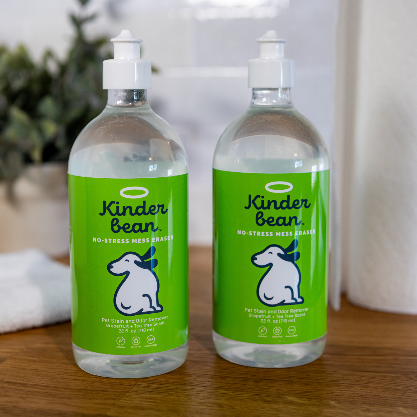 22 oz, 2 Pack Kinderbean Dog & Cat Urine Stain & Odor Eliminator